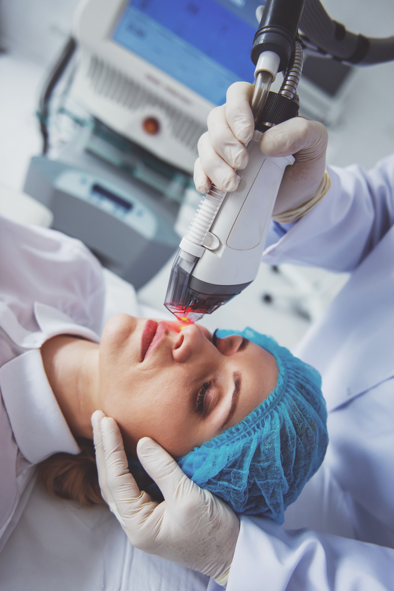 Woman at medical examination